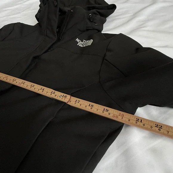 The North Face TNF Apex Softshell Jacket Black Women's Small P Warm Winter FLAW - Picture 5 of 11